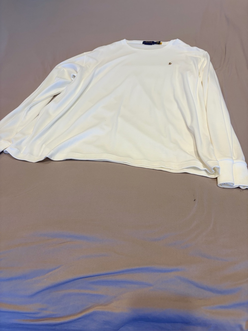 Polo Ralph Lauren Long Sleeve Shirt – Men’s Large – White Classic Fit